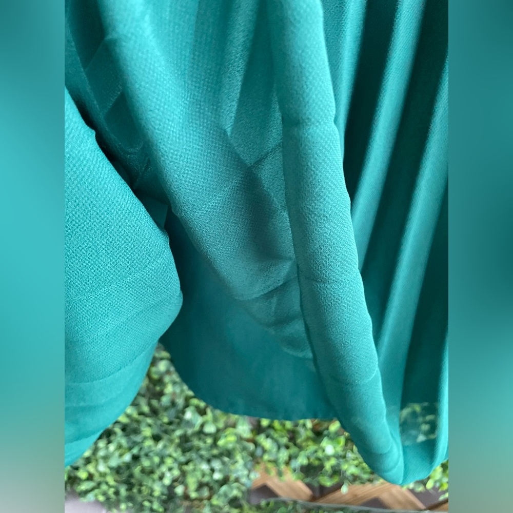 ASOS Midi Dress | Stunning Emerald Green | Sleeveless W/ Belt - NWOT - Picture 9 of 10